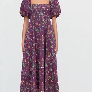 Hill House Purple Floral Maxi Dress